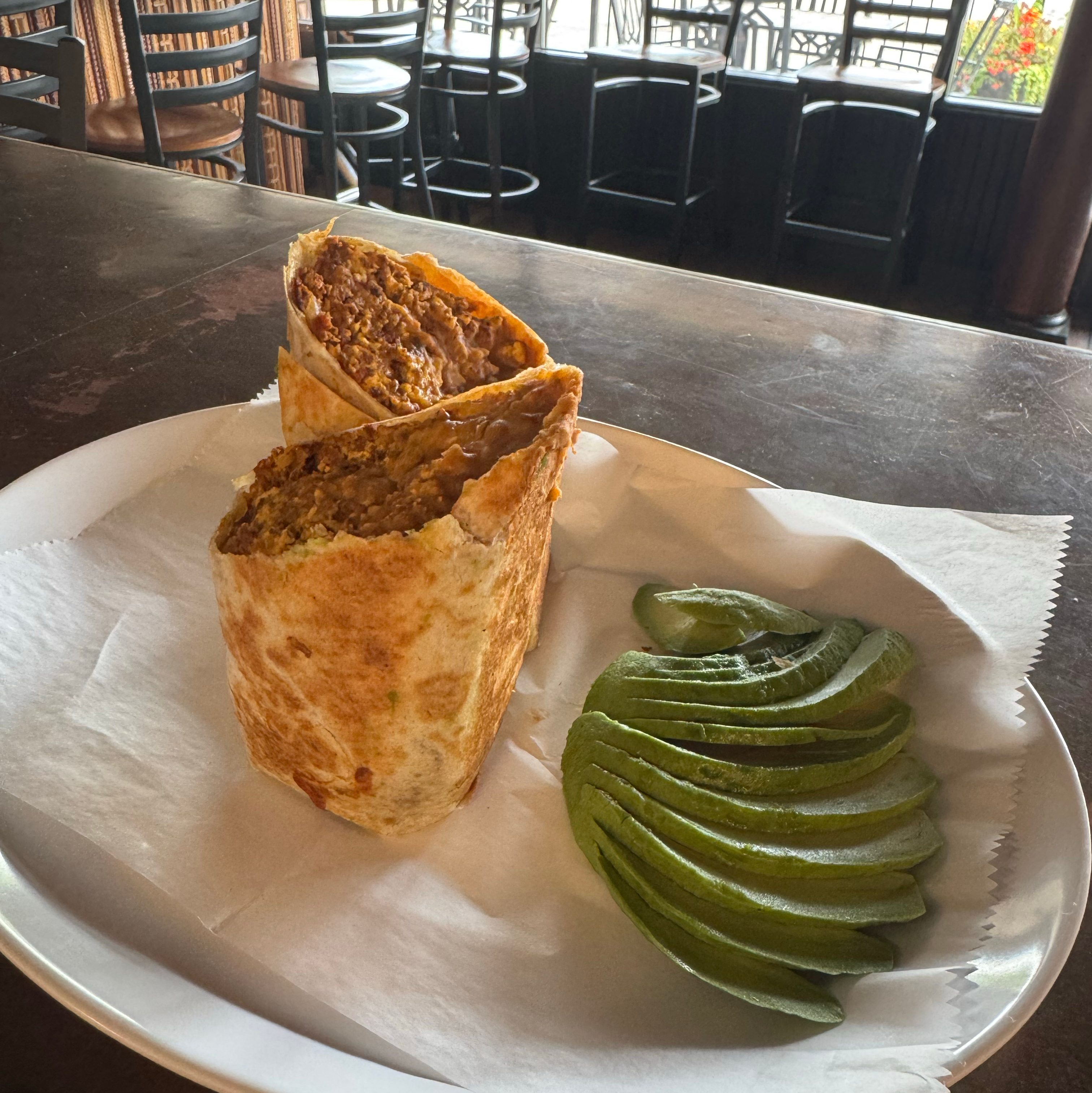 12`Breakfast Burrito.
