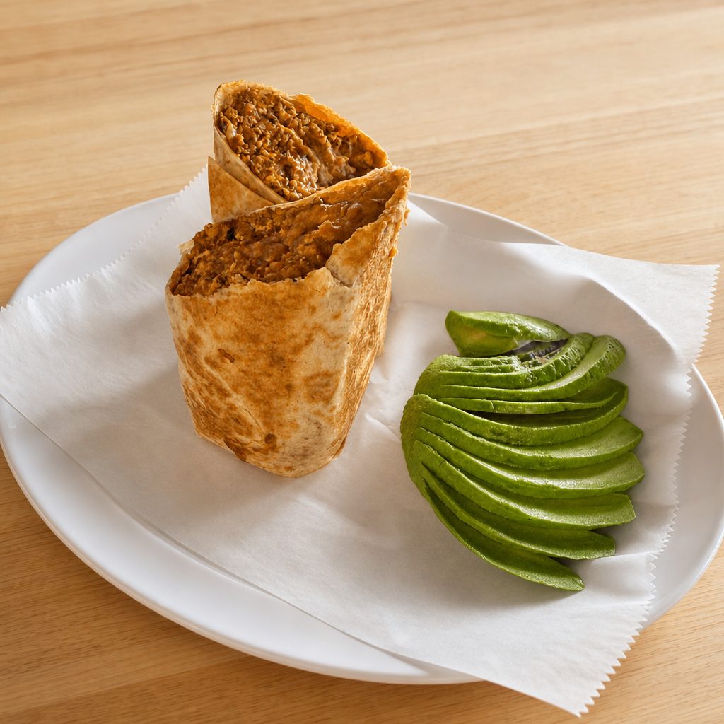 12`Breakfast Burrito.